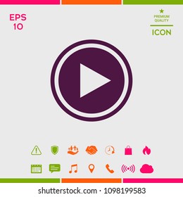 Play icon symbol