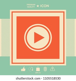 Play icon symbol