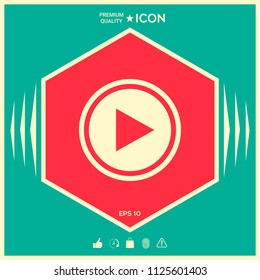 Play icon symbol