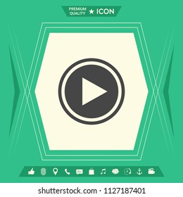 Play icon symbol