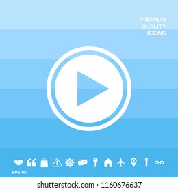 Play icon symbol