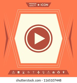 Play icon symbol