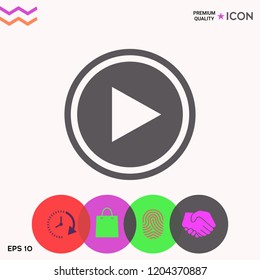 Play icon symbol