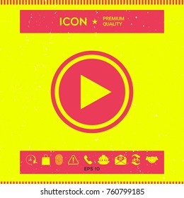 Play icon symbol