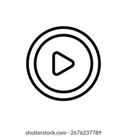 Símbolo de icono de juego para App y Sitios web. Jugar signo y símbolo de Botón