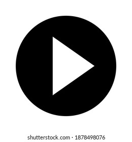 play icon, play symbol, play button for start or next symbol, vector