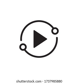 Play icon symbol vector illustration