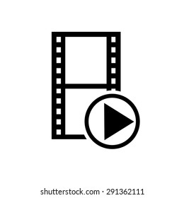Play icon vector