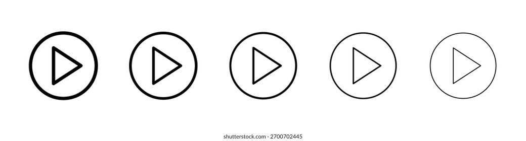 Ícone Reproduzir Ilustração de Arte Vetorial