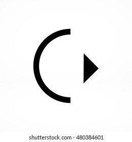 play icon, vector best flat icon, EPS
