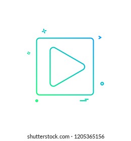 play icon vector design