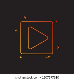 play icon vector design