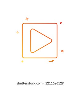 play icon vector design