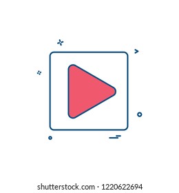 play icon vector design