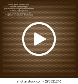 play. icon. vector design