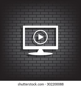 play. icon. vector design