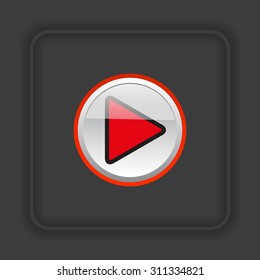 play. icon. vector design