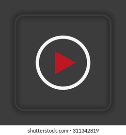 play. icon. vector design