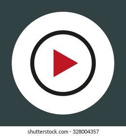 play. icon. vector design