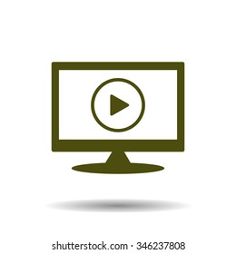 play. icon. vector design