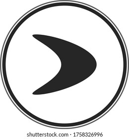 Play icon vector desing.Media icon desing.