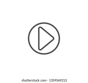 Play icon . Vector . EPS 10