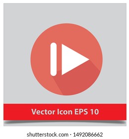 play icon Vector EPS 10 design template