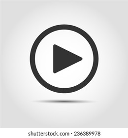 play icon Vector EPS 10 illustration.