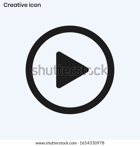 Play icon vector eps 10