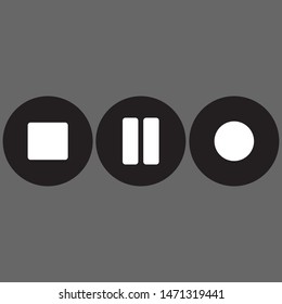 play icon vector eps. - vector