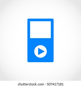 play icon vector, flat design best vector icon