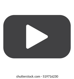Play Icon Vector flat design style