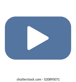 Play Icon Vector flat design style