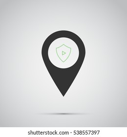 play icon. vector illustration