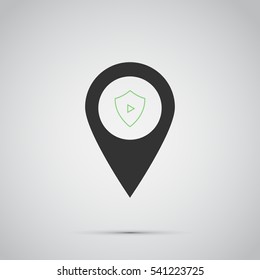 play icon. vector illustration