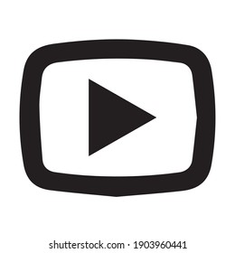 Play icon vector illustration arrow
