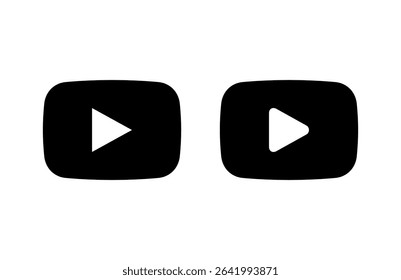 Play Icon vector illustration. Play button sign and symbol