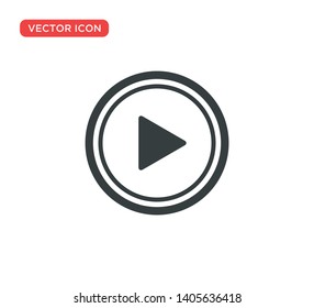 Play Icon Vector Illustration Design