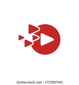 Play icon vector illustration design template