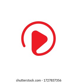 Play icon vector illustration design template