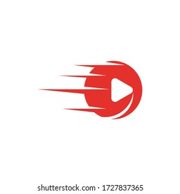 Play icon vector illustration design template
