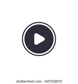 Play Icon Vector Illustration Eps