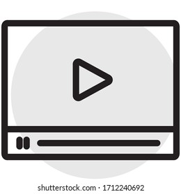Vektorillustration-Illustrationsflaeche mit Spielsymbol