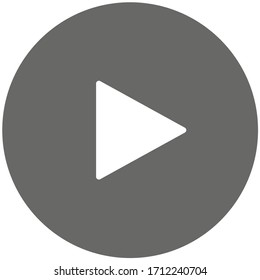 play icon vector illustration flat