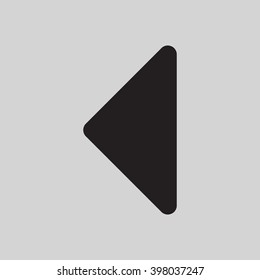 Play  icon, vector illustration. Flat design style