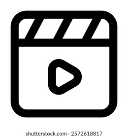 Play icon vector illustration style