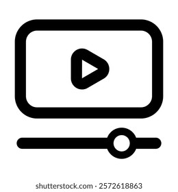 Play icon vector illustration style