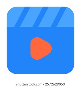 Play icon vector illustration style