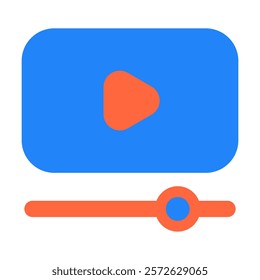 Play icon vector illustration style