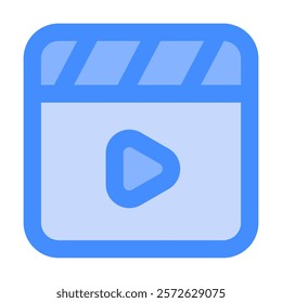 Play icon vector illustration style